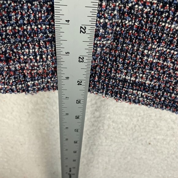 Talbots Blazer Women's Large Multicolor Cotton Stretch Cardigan 8128 - Picture 6 of 7